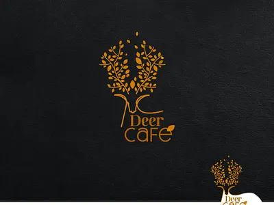deer Cafe business creative creative design illustration illustrator logo logo design logodesign logos photoshop typography vector
