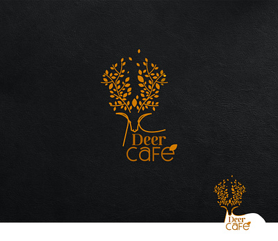 deer Cafe business creative creative design illustration illustrator logo logo design logodesign logos photoshop typography vector