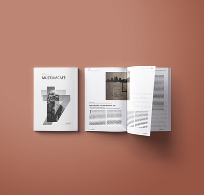 MúzeumCafé Layout design cover cover design editorial editorial design layout layout design magazine