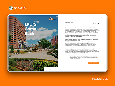 Blog Post Design 100 day challenge 100 day project 100daychallenge 100days blog posts challenge accepted clean design concept design content design dailyui035 dailyuichallenge interactive design lovely professional university lovely professional university mobile app design newconcept uidesign uiinspirations userfriendly websites