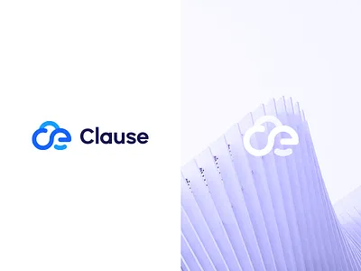 Clause company app brand identity branding cloud icon logo logotype mark simple waves website