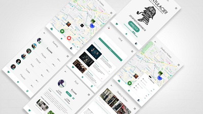 TravelApp by serials app design ui