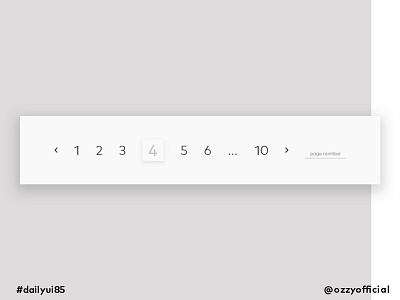 dailyui85 085 dailyui085 dailyuichallenge pagination