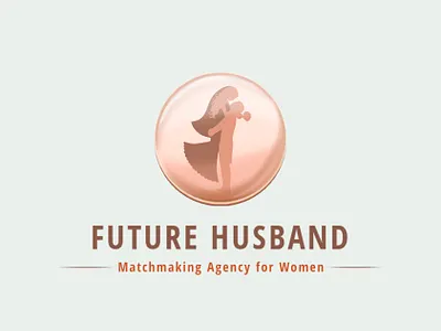 Logo Design Future Husband Matchmaking Agency for Women brand brand design brand development brand identity branding branding agency branding design bride design illustration logo logo design logodesign logos logotype matchmaker matchmaking vector wedding