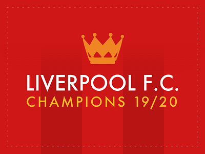 Liverpool F.C. champions crown football gold illustration lfc liverpool liverpool fc liverpoolfc red soccer trophy winners