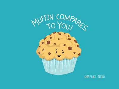 Sweet Talk adorable art cartoons character chocolate cute cute art design food foodie funny geek humor illustration kawaii muffin puns