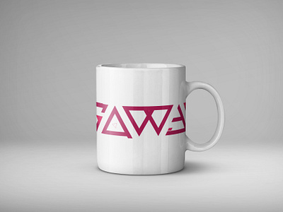 Mug Mockup for "Gam3r" logo mockup mug