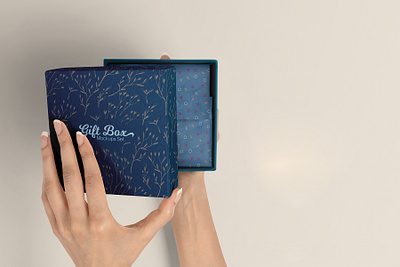 Gift Box Mockups box branding gift box mockup packaging paper