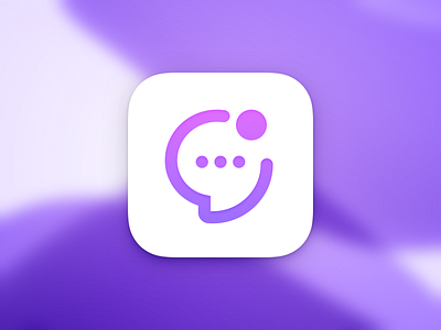 App Icon - Orbit app app icon branding chat chat bubble design icon ios ios app iphone logo messaging orbit sketch snapchat social media speech texting