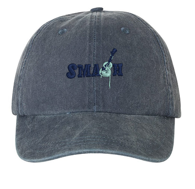 _temp SMASH The Smashing Original Embroidered Hat apparel branding design electric graphic design graphics guitar logo original skateboard smash thesmashing