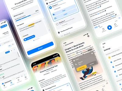 iStoria - Learn English in Smart Way! android app design english ios learn translation ui ux vocabulary words