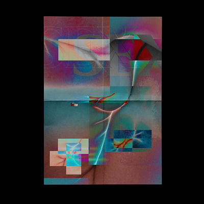 Poster BDY body colorful design digitalart distortion distress human illustration mockup paper paper art photoshop poster typogaphy ui visual design