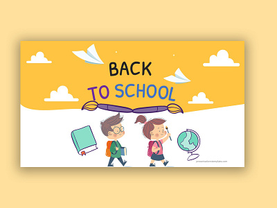 Back to School Presentation assignment help education elementary illustraion illustration kid mid century powerpoint presentation powerpoint template presentation school sketch