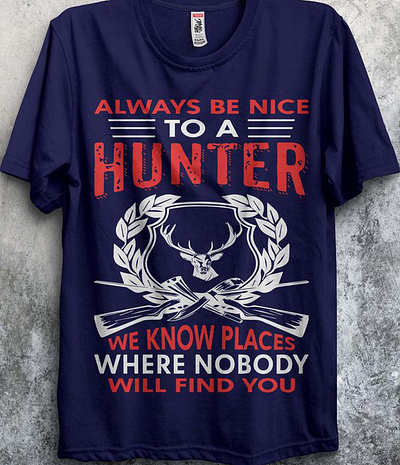Hunting T-shirt Design. design hunt hunter hunters hunting hunting t shirt hunting t shirt design hunting usa hunting vector tshirtdesign typography