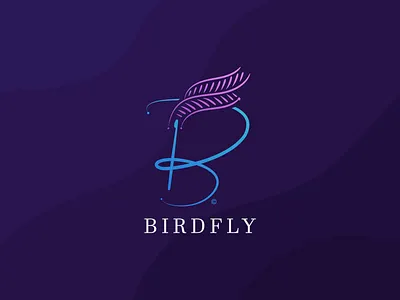 Birdfly b letter logo b logo bird logo brand identity branding daily logo challenge logo logo design logostar