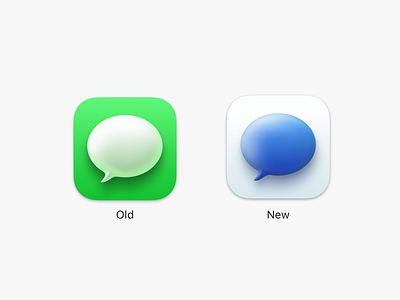 Big Sure Messages Icon Concept apple design mac macos ui