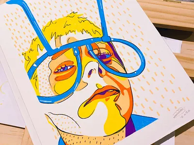 The Boo illustration portrait portrait illustration