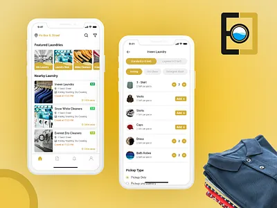 EasyClean: On-demand Laundry App app development laundry app mobile app mobile app development on demand app