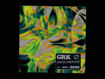 Cover art for GRK - Deux destins 🔁🔁 abstract album cover artwork cd cd artwork cd cover cd design cd packaging colors concept cover cover art cover artwork cover design covers design dribbble print spotify cover texture