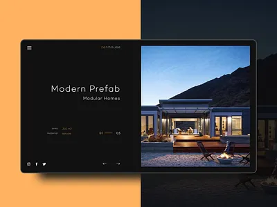 zenhouse design ui ux website