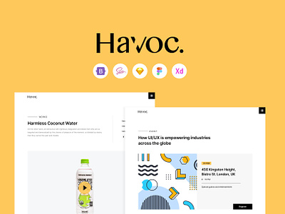 Havoc Agency Template - Bootstrap 5