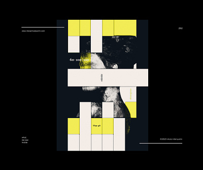 no. 292 off the grid composition design digital geometry grid illustration minimal photoshop poster poster a day posterdesign postereveryday shapes texture