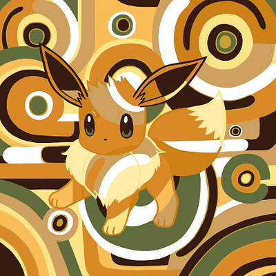 Conceptual: Eevee Evolution Series digitalpainting eevee illustration illustrator pokemon