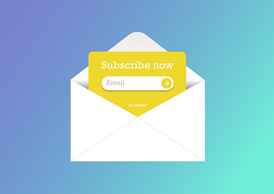 Daily UI 26: Mailing List Subscription dailyuichallenge design ui