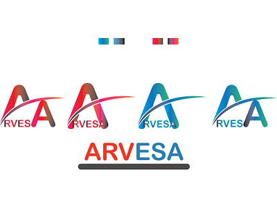 Arvesa Logo Design app branding design illustration latter logo logo logodesign logotype typography unique logo design vector wordmark wordmark logo