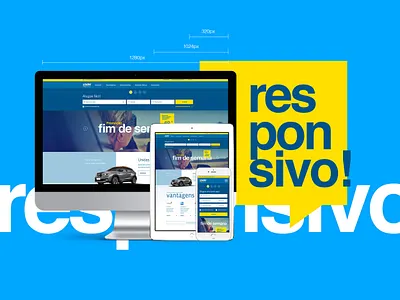 Unidas Rent-a-Car Website blue car car rental app portal rent a car rent a car rent car rental rental app rental car ui uiux ux webdesign website yellow