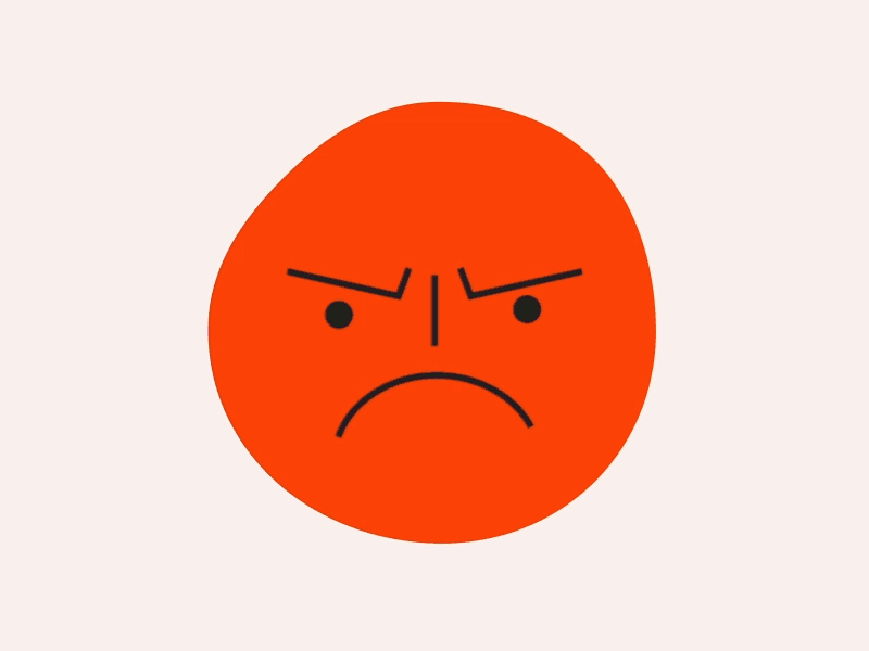 Angry Shapes angry animation design graphic design illustration motion graphics shape