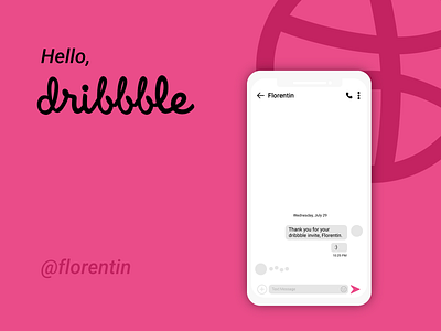 Dribbble Invitation app design illustration ui ux