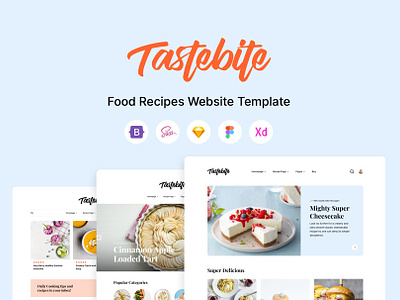 Tastebite - Food Recipes Template