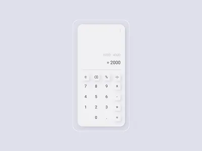 Calculator 100daysofui challenge colors dailyui design imaginary ui vector
