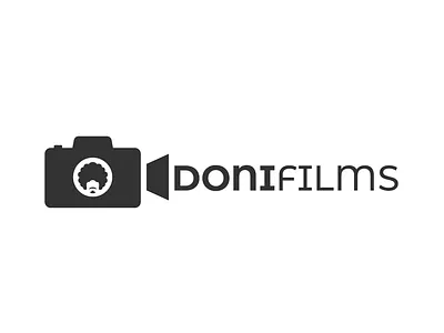 DoniFilms Logo brand brand identity cinema cinema4d films logo logo design logos video