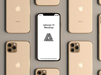 Free Gold iPhone Mockup free iphone free mockup free template freebie freebies iphone iphone 11 mockup iphone mockup iphone x mockup mockup