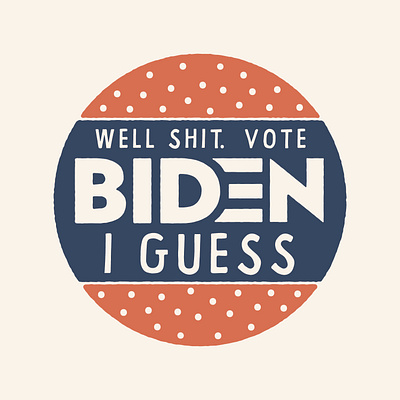 I guess? biden design drawing illustration political politics vector vote