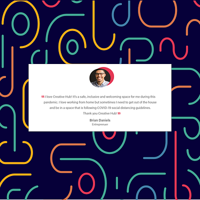 Daily UI Challenge Day 39 customer testimonial dailyuichallenge design testimonial