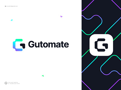 Automation logo design - CRM software- G letter mark automation branding business logo crm software ecommerce g letter mark logo logodesign logomark logotype management minimal modern logo tech technology