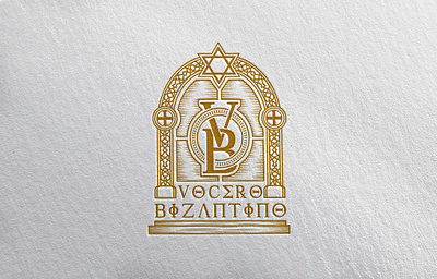 VOCERO BIZANTINO art branding design hip hop logo music rap religious spiritual