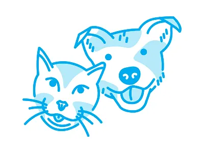 Pet Icons branding cat dog duotone iconography icons illustration packaging pet odors pets