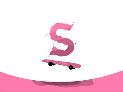 s on a skate amateur illustrator logo s letter s logo skate vector