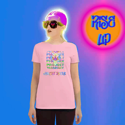 Project Phoenix Glam Girl shirt art ayahuasca clothing design design graphic design illustration nft style trippy