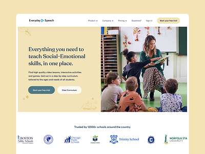 Everyday Speech Ed-tech SaaS Website conversion rate conversion rate optimisation conversion rate optimization copywriting edtech growth homepage india landing design landing page marketing site marketing website saas saas design saas landing page saas website visual design web design website website revamp