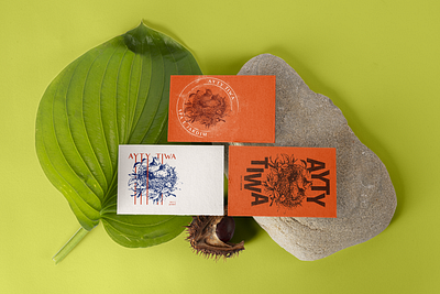 AYTY TIWA - Spa and Garden ID tryout/ Study branding businesscard illustration logo