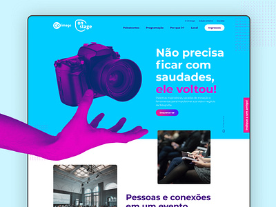 OnStage Landing Page design landingpage site design ui ui design ui web design uidesign web webdesign