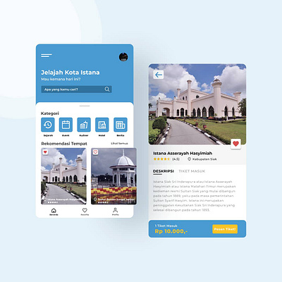 Regional Tourism App app design uidesign uiux web website