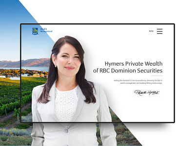 Hymers Private Wealth branding design graphic design web design