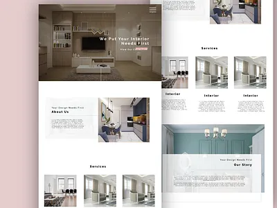 Interior Concept design graphic design ui ux web web design website