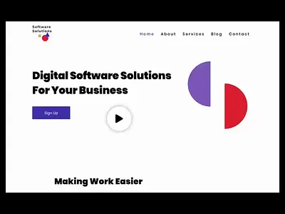 Software WordPress Theme Link In Description animation design graphic design ui ux web web design website